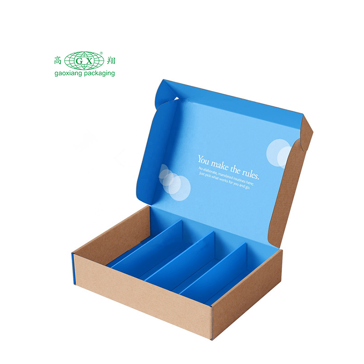 Vlastné tlačený ecommerce mailing kozmetický make-up beauty box darčekové balenie oblečenia vlnité prepravné boxy vlastné logo pr box