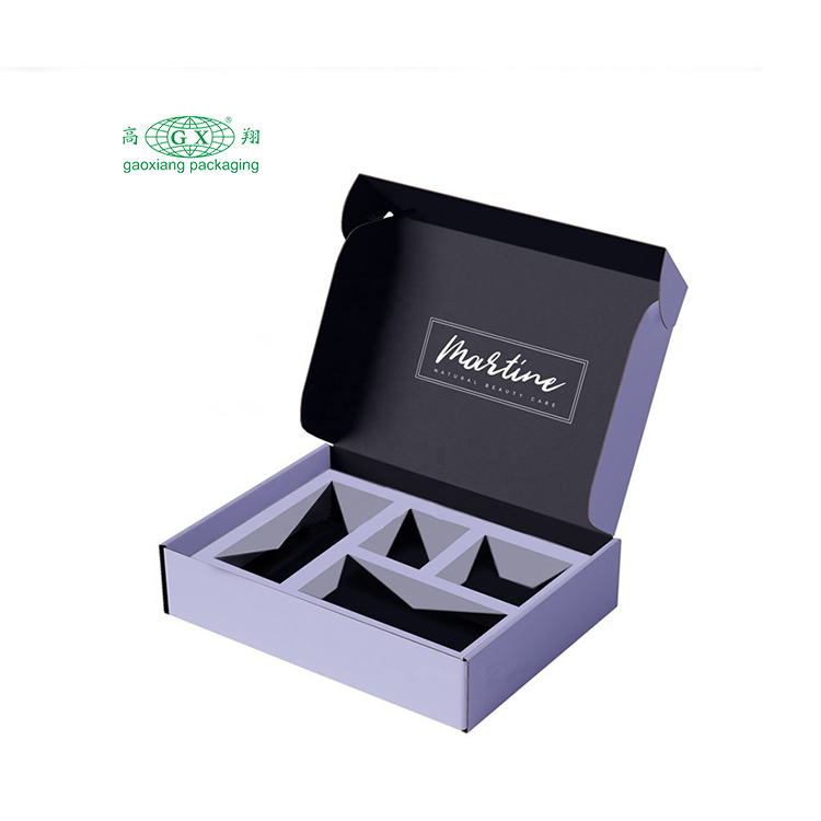 Vlastné tlačený ecommerce mailing kozmetický make-up beauty box darčekové balenie oblečenia vlnité prepravné boxy vlastné logo pr box
