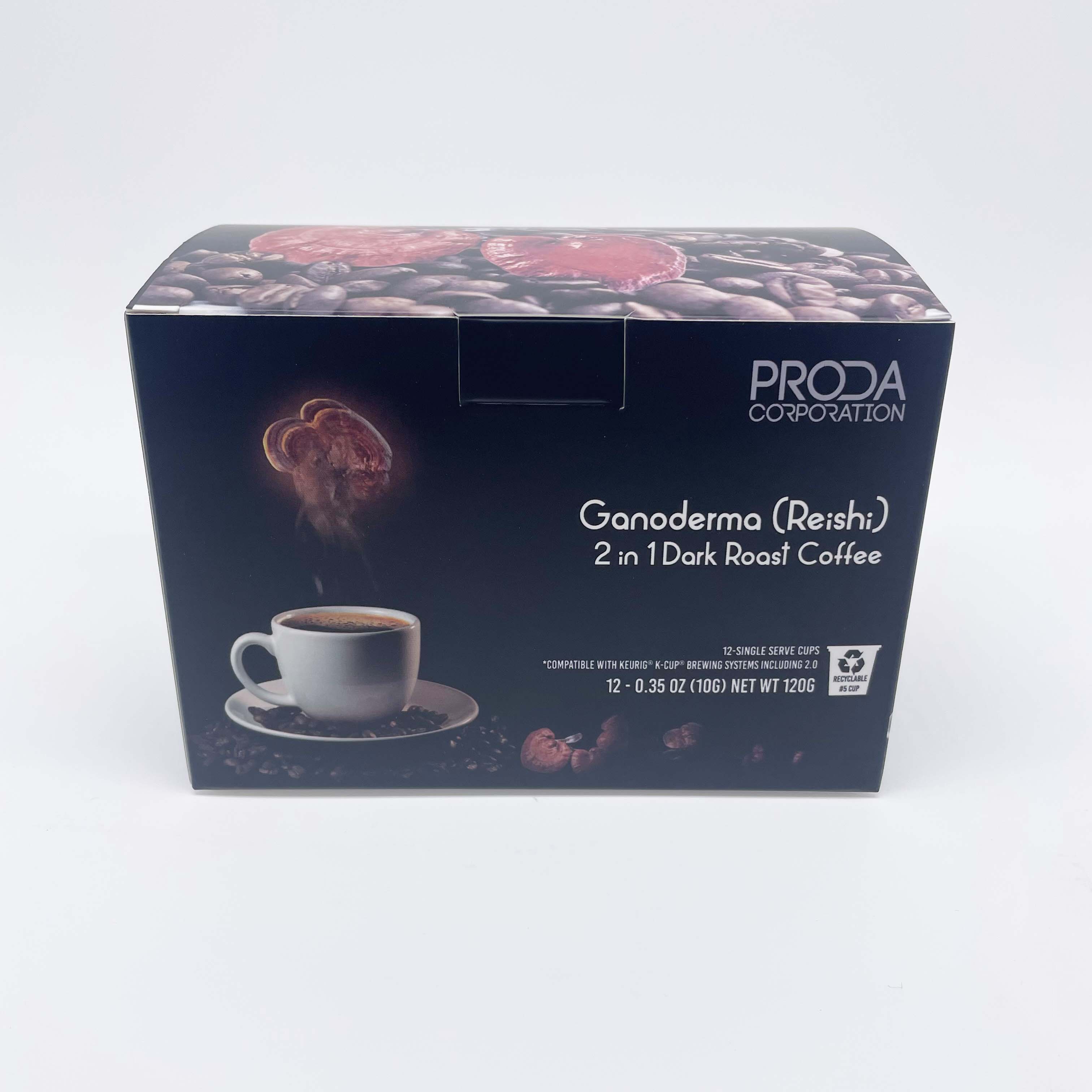 Kartónové balenie kapsúl k-cup box balenie 12 kusov keurig k cup box s vlastným